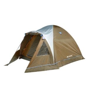 Carpa para 4 personas con extensión frontal