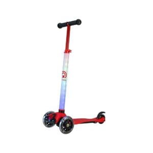 Scooter para niños tubo led